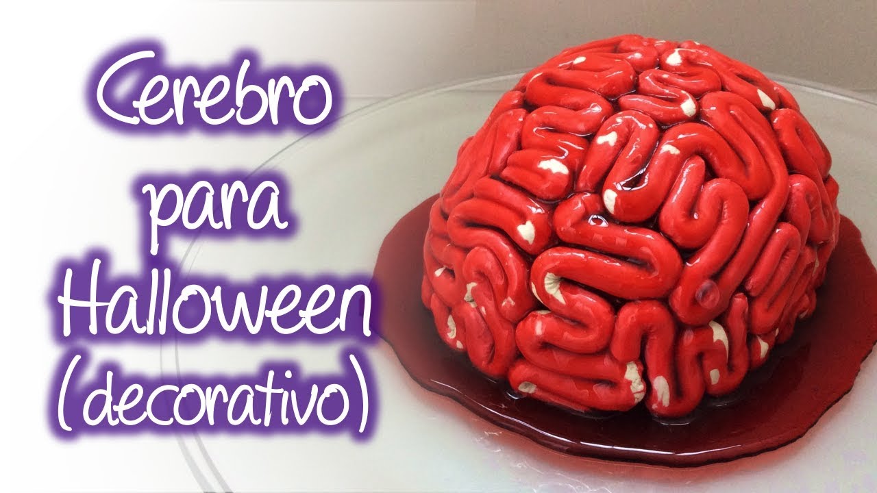 Cerebro para halloween decorativo, Decorative halloween brain