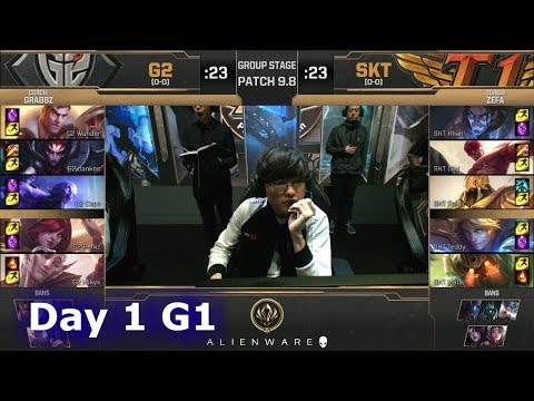 G2 eSports vs SK Telecom T1 | LoL MSI 2019 Group Stage Day 1 | G2 vs SKT