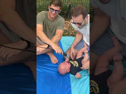 Making a beat with a BABY! 😭🤣 #beatbox #musicproduction #loopstation