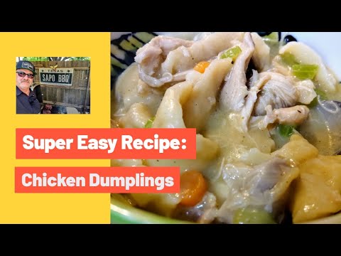 Super Easy Chicken and Dumplings