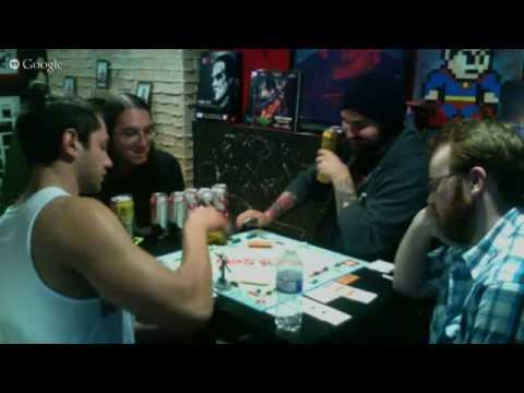 Monopoly World Championship: Nigel Bravo vs. Stevie Fierce vs. The Artist vs. Ian.