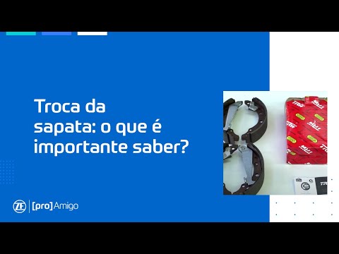 Troca da sapata