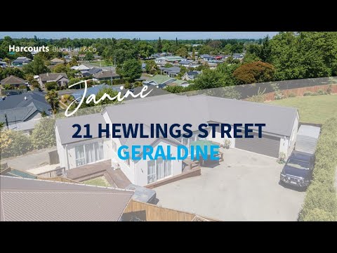 21 Hewlings Street, Geraldine, Canterbury, 4房, 3浴, 独立别墅