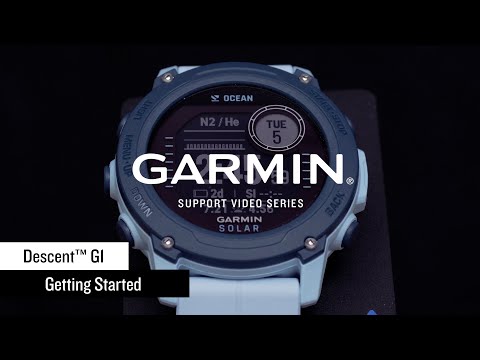 Garmin Support | Descent™ G1 | Getting Started