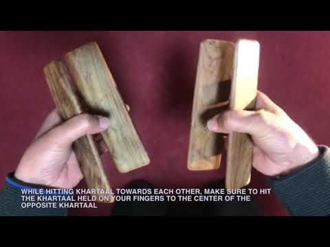 Tutorial on Khartal, Folk musical instrument of Rajasthan by nadsadhna.com