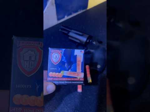 Taurus Judge shooting Lightfield .410 less lethal rubber buckshot Defense Ammo