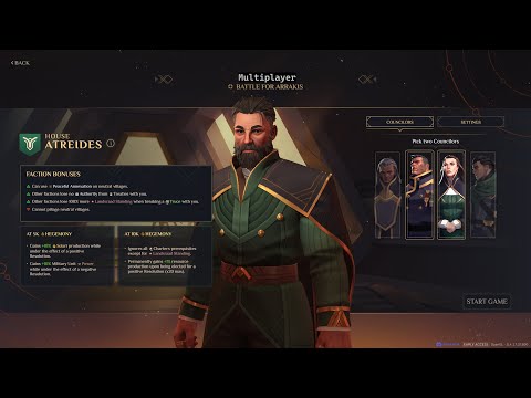 Dune: Spice Wars - Multiplayer Gameplay 1v1 - Atreides vs Fremen (GuerrillaMentat)