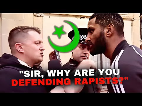 Tommy Robinson CONFRONTS Muslim Groomer, Then Things Escalate Quickly!