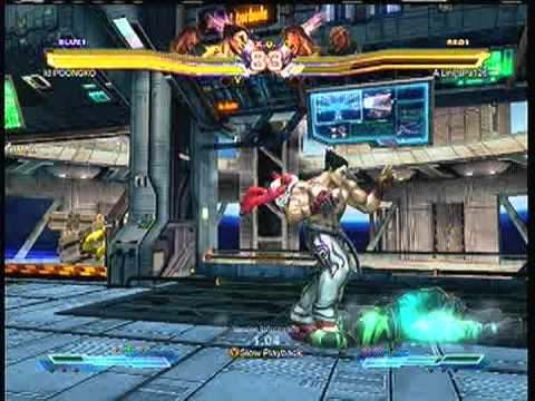 Street Fighter X Tekken;  Id POONGKO (Ryu-KAzuya) vs. A LinPaPa126 (Ryu-Raven)  SD