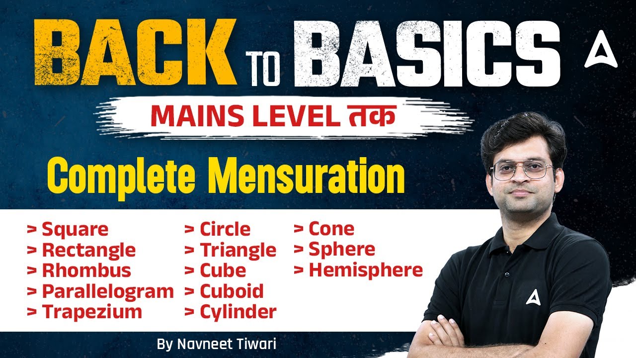 Complete Mensuration in One Video | Bank Exams 2024 | Quant By Navneet Sir
