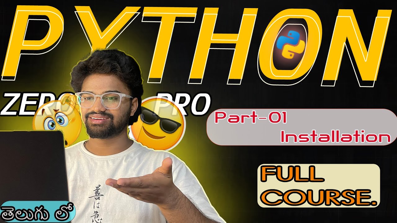 Python for Beginners [Part-01] || Zero to Pro || Introduction|| Winter arc|| Installation|| #python