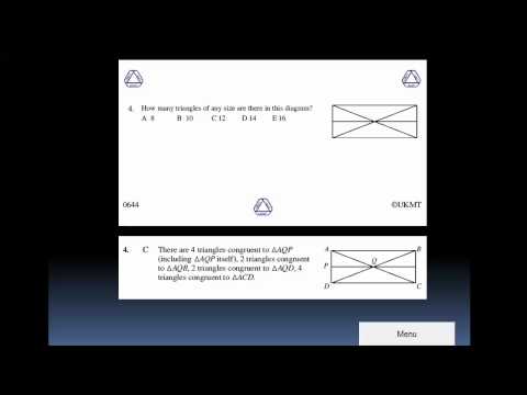 Maths ROTW 43 - Junior Maths Challenges