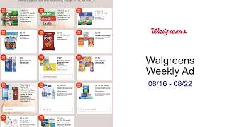 Walgreens Weekly Ad 08/16 - 08/22