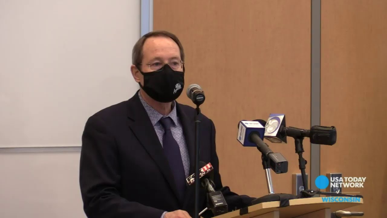 Fox Cities Exhibition Center COVID-19 vaccine clinic news conference