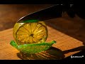 Satisfying Lemon Cutting Fruit ASMR