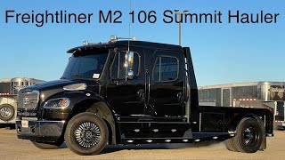 A preview image of the linked video showcasing 2021 Freightliner M2 106 Summit Hauler