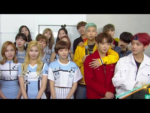 BTS and TWICE promoting each other