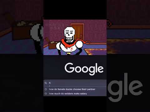 Papyrus Googled Google on Google  #asen  #undertale #papyrus #undyne