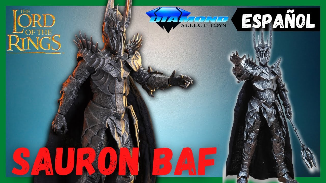 🟢SAURON BAF COMPLETO! Diamond Select Toys Unboxing español BAF Sauron //Figura Lord of the rings