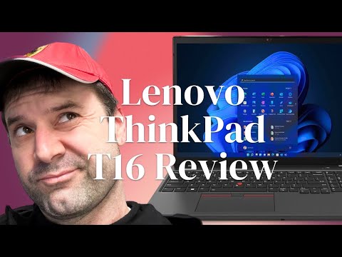 Best 16" Laptop?!?!  Lenovo ThinkPad T16 Review and How it Compares to the Dell Inspiron 16!
