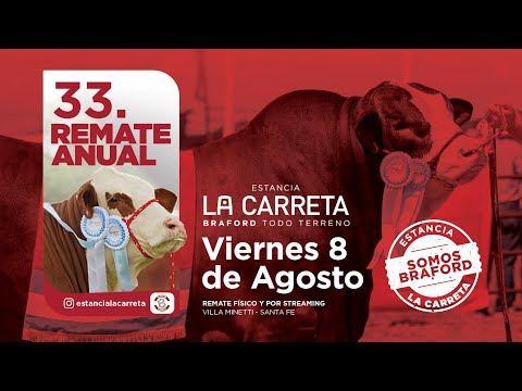 🔴📡 EN VIVO  | 33° Remate Anual Estancia La Carreta