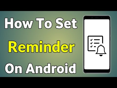 How To Set Reminder In Android | Reminder Kaise Set Karen | How Set Reminder