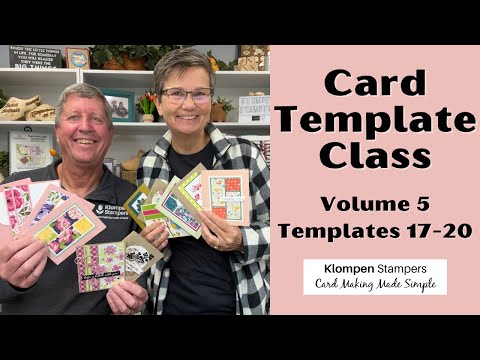 Easy Card Templates For All Occasions | Card Template Class Vol. 5