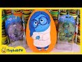 GIANT Play Doh Sadness Surprise Egg With Inside Out Toys Fear From Disney Pixar