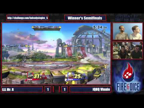 Smash or Die Young #5 - LLL Mr. R (Sheik) vs iQHQ Vinnie (Sheik) - Smash Wii U WSF