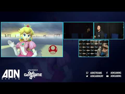 AON Smash 4 #071 Singles Winners Bracket Player 4 peach vs Hangman villager