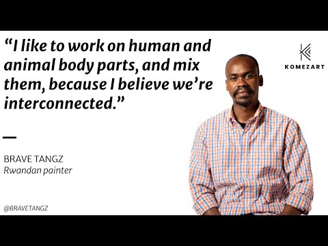 Meet Brave Tangz - Rwandan Artist and Participant in SprintArt Rwanda