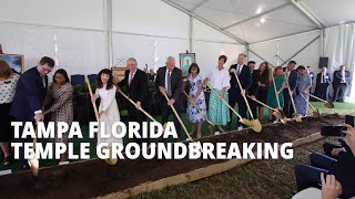 Tampa Florida Temple Groundbreaking