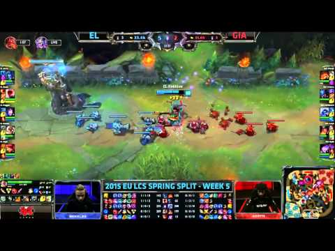 EL vs GIA   LCS EU 2015 Spring W5D1   Elements vs Giants Gaming VOD