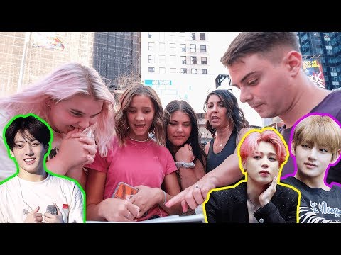 Asking NYC Strangers to Pick the Most Handsome BTS Member?!