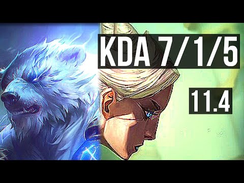 VOLIBEAR vs CAMILLE (TOP) | 7/1/5, 65% winrate, Godlike | EUW Diamond | v11.4
