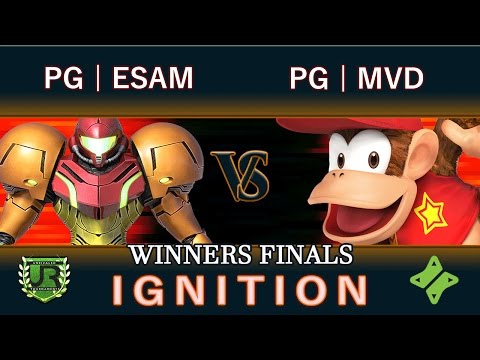 Ignition #55 WINNERS FINALS - PG | ESAM (Samus, Mewtwo, Pikachu) vs PG | MVD (Diddy Kong, Mario)