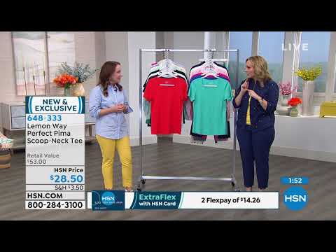 Lemon Way Perfect Pima ScoopNeck Tee