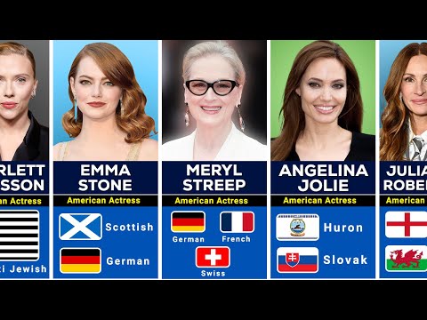 300 Hollywood Actresses SHOCKING Ethnic Roots You Never Knew