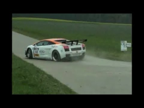 600 hp Reiter Gallardo rallying trough the streets of Bavaria