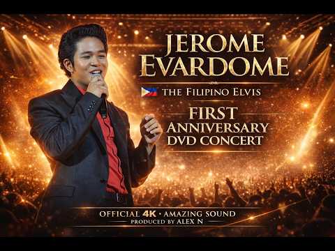Thumbnail for The Filipino Elvis Jerome Evardome – First Ever DVD Concert (Part 1) | Official 4K Performance by Concert, R.E.M., Sine, Elvis Presley, Y&T