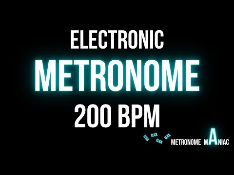 Metronome 200 BPM -  Electronic beep