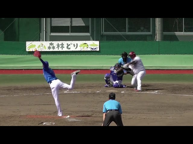 【ファーム】今日は攻守で躍動!! イーグルス・石原彪の2点タイムリーヒットで反撃!! 2025年9月3日 東北楽天ゴールデンイーグルス 対 横浜DeNAベイスターズ
