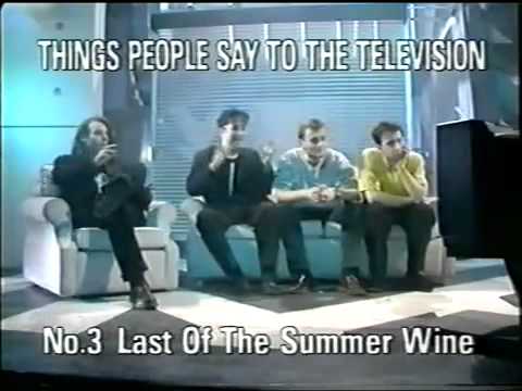 Things people say to the televsion