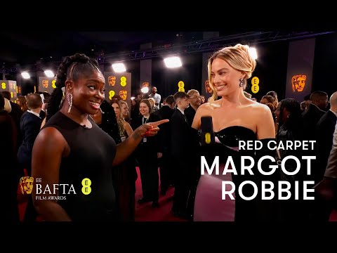Thumbnail of the video: Margot Robbie hasn't watched Barbie since the premiere | EE BAFTA Film Awards 2024