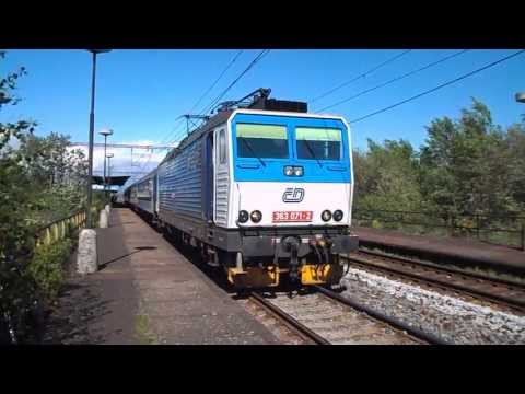 Odjezd vlaku R 612 Bílina (ČD 363.071) - Jirkov zastávka, 18. 5. 2013