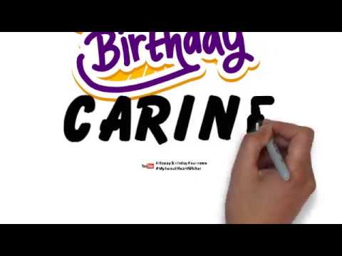 Happy Birthday Carine | Whatsapp Status Carine