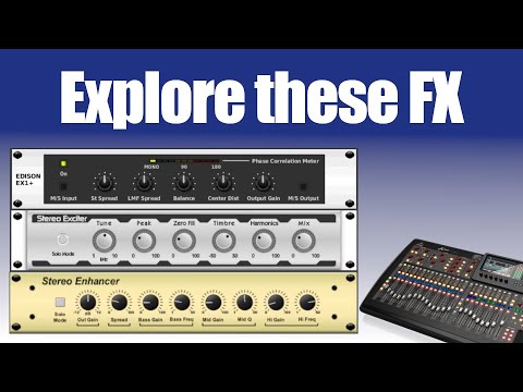 How Will These FX Change Our MIX????  |  Behringer FX in the X32, M32 and Xair Consoles
