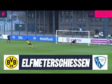 Elfmeterdrama nach Blitzcomeback | Borussia Dortmund U19 - VfL Bochum U19 (Westfalenpokal)