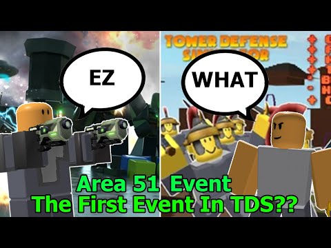 Area 51 Event , The First Event In TDS?? - Tower Defense Simulator