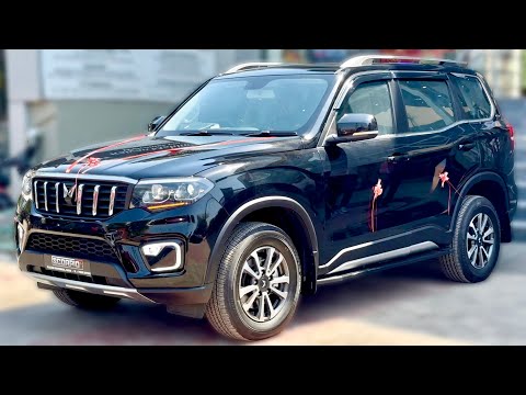 2025 SCORPIO-N Z8 SELECT NAPOLI BLACK 😍 Rs19.34 LAKHS ❤️ SCORPIO-N Z8 SELECT DIESEL AT | SCORPIO-N